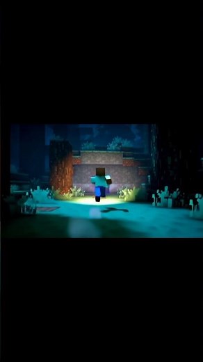 Steve Running in the Dark Forest LOOP 🤯 | Minecraft Short