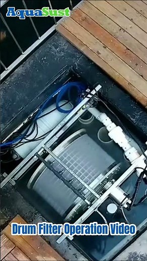 Drum Filter Operation Video #wastewatertreatment #waterconservation #watertreatment