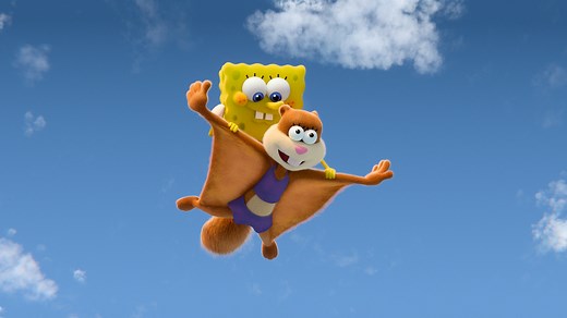 sandy cheeks is a FLYING SQUIRREL (!!!) so many more big surprises waiting for you in saving bikini bottom: the sandy cheeks movie (now on Netflix!) | Netflix Family