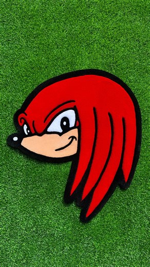 Bill Wave on Instagram: "Knuckles the Echidna rug ASMR! #Knuckles #KnucklestheEchidna #sonic #sega #game #asmr #satisfying #oddlysatisfyingvideos #work #relaxing"
