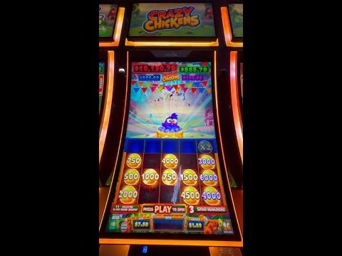 CRAZY CHICKEN MULTIPLIERS!!! Crazy Chicken Slot Bonus Big Bet Wins #casino #multiply #winner #casino