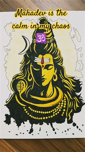 🕉️#lordshiva #art #artwork#calm #satisfying #positivevibes#youtubeshorts #ytshorts#india#uae#zentora