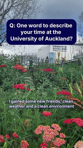 One word to describe Patricia's time at the University of Auckland