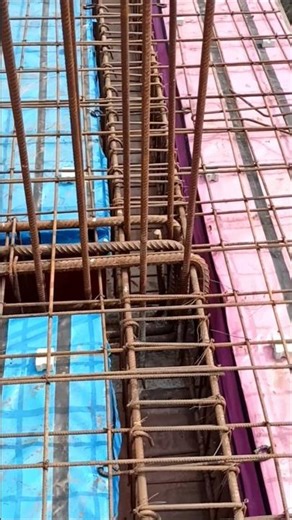 RCC Beam Reinforcement #beam #beamreinforcement #reinforcement #slabreinforcemen#construction#shorts