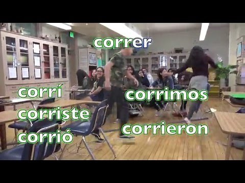 Spanish song for Preterite conjugation of regular -ar, -er, -ir verbs