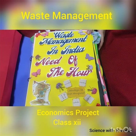 Class 12th Project/Economics Project/Waste Management/see Full video link in description #economics