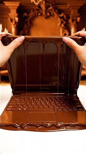 【Squish!】Have You Ever Seen a Chocolate Laptop 💻🍫 Satisfying ASMR