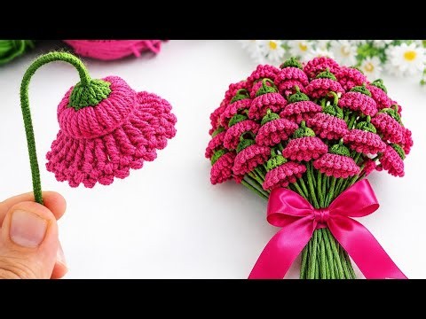 Crochet Flower Bouquet Everyone Wants! 🌸 Easy Bell Flower Pattern Step by Step