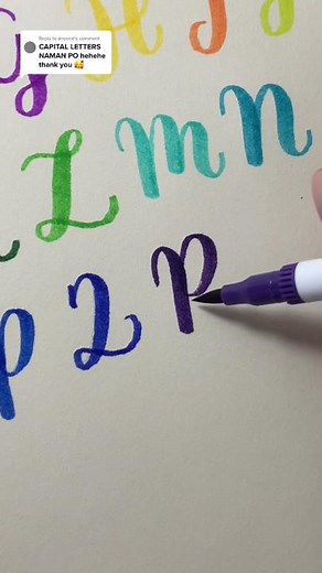 ABC Calligraphy Tutorial: Learn Hand Lettering with Color Brush Pen