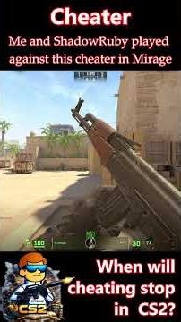 BLATANT CS2 CHEATER 😳 WALLHACK THROUGH SMOKES 🚫 #cs2 #cheater #counterstrike #wallhack