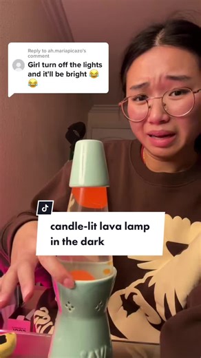 Candle-Lit Lava Lamp Experience in the Dark