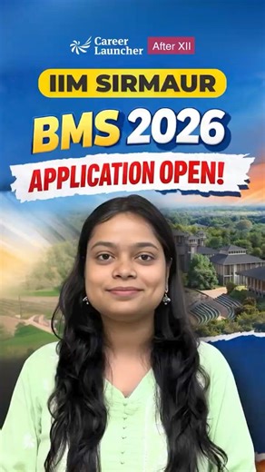 IIM Sirmaur BMS 2026 Applications Open 🚨 | Admission Update #shorts #iimsirmaur