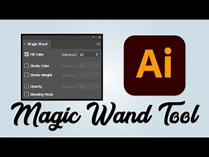 How to use the magic wand tool in Adobe Illustrator