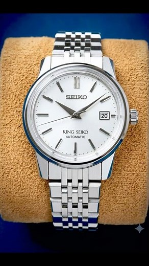 Elegance Redefined: Experience the sharp, heritage-driven craftsmanship of the King Seiko.