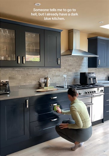 Transforming a Dark Blue Kitchen: Interior Renovation Tips