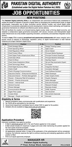 PDA Pakistan Digital Authority Islamabad Jobs 2025 2026 Job Advertisement Pakistan