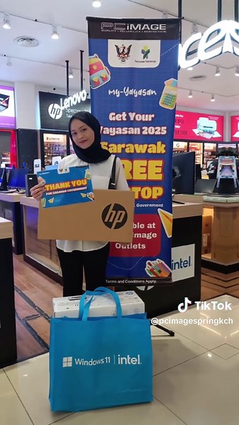 Free Laptop Redemption at PC Image: My-Yayasan Program