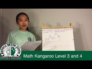 Math Kangaroo 2019 Level 3 and 4 Presented by Angela Yang