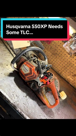 Husqvarna 550XP with a Cracked Crankcase. #husqvarna #chainsaw #smallenginerepair #smallenginemechanic #chainsaws