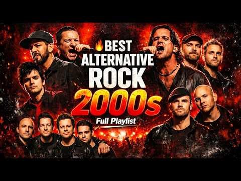 Linkin Park, Creed, Coldplay, Green Day, Simple Plan 🔥 BEST ALTERNATIVE ROCK 2000s (Full Playlist)