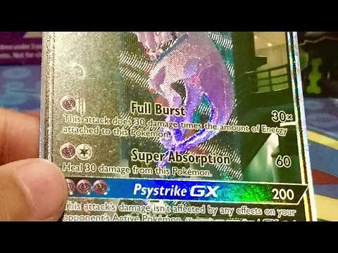 Mewtwo GX Secret Rare Review RARE CARD