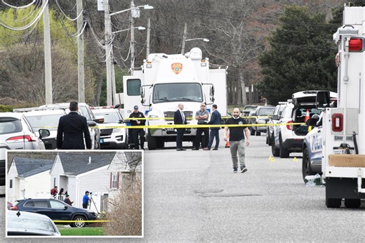 Knife-wielding retired NYC correction officer, 54, stabbed himself before being shot dead by Long Island cops during welfare check: sources