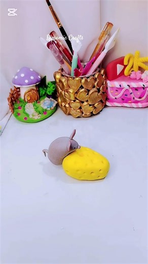 DIY clay cheese & rat🐀🧀 #cheese #rat #shorts