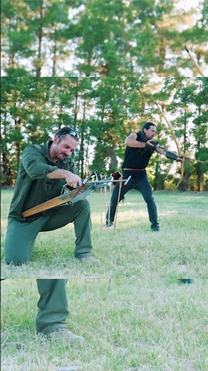 600lb Crossbow VS 165lb Warbow