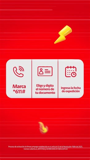 Registra tu SIM prepago Claro fácilmente.