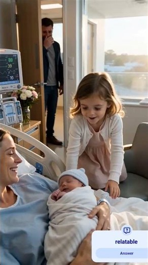 Older Sister Meets Her Newborn Baby Brother for the First Time ❤️🥹 | Heartwarming Hospital Moment