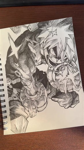 Bakugo sketch DONE!! *NEW collab coming soon 👀👀 #mha #fyp #manga #myheroacademia #bakugo