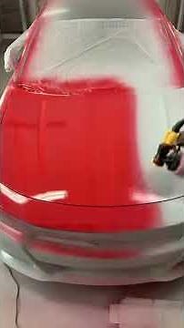 How to spray Plasti Dip on a hood with a Wagner gun from Lowe's!