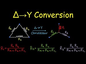 Delta to Y conversion in Electric Circuits