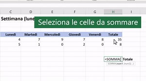 SOMMA (funzione SOMMA)