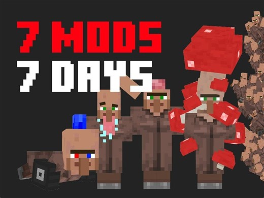 【Fingees】我花了7天为Minecraft做了7个MOD