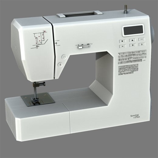 Sewing Machine 3D Model in Machines 3DExport