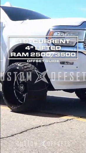 2019-2024 Ram 2500/3500 - 4" OFFSET VIDEO GUIDE FROM CUSTOM OFFSETS