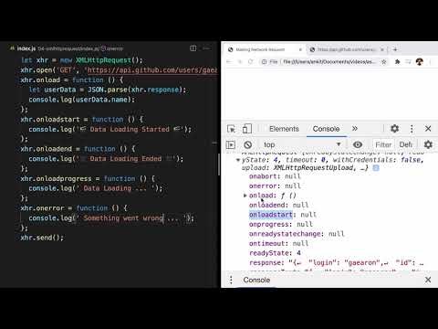 XMLHttpRequest Events: onload, onerror, and progress
