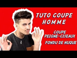 MEN'S CUT WITH SCISSOR COMB AND NECK FADE ✂ PERFECT HAIR STYLE