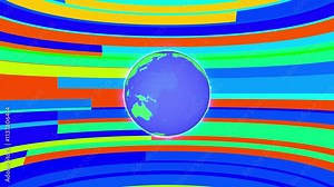 virtual news studio green screen background. Breaking News Modern Virtual Studio Set. Simple news background with Globe,