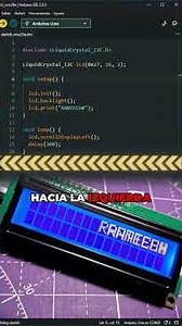 LCD screen sweep animation #arduino #lcd #lcdscreen