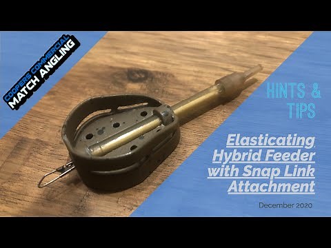 Elasticating Hybrid Feeder with Snap Link Attachment.