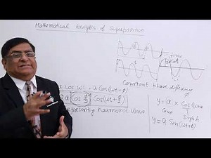 Class 12th – Mathematical Analysis Of Superposition | Wave Optics | Tutorials Point