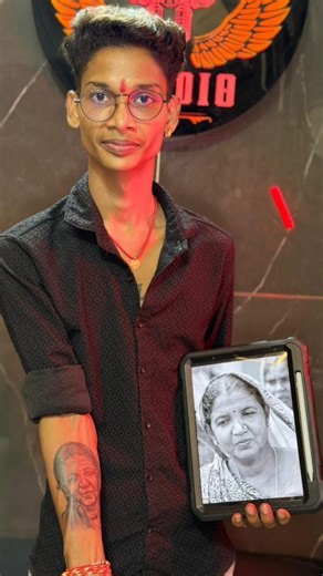 My new tattoo image my mom💞 #tattoo | Sinu Roy