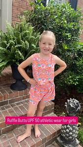 Ruffle Butts UPF 50 athletic dresses, sets, and separates for girls. Perfect for your active girl to be comfortable, cool, and put together this summer! Come get your favorite pattern before they are gone! 1309 East Palmetto Street - Mon-Fri 9am-6pm | Tomlinsons Florence