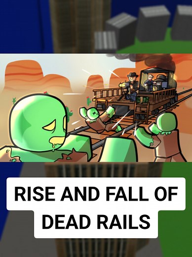 Dead Rails went from the number one game on Roblox to losing 90% of its players... #robloxdrama #robloxgames #downfall #deadrails #caseoh