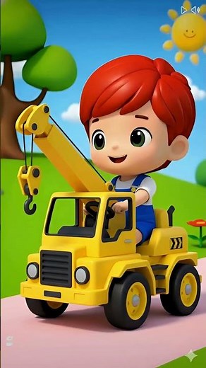 🚜 Vehículos para Niños | Tractor, Grúa, Camión y Excavadora | Aprende los Vehículos
