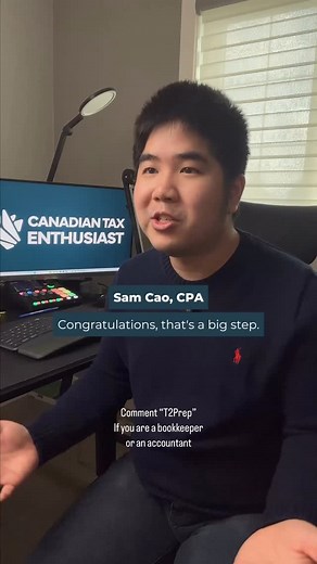 Sam Cao | Canadian Tax Enthusiast | CPA on Instagram: "Comment “T2Prep” if you are a bookkeeper or an accountant and you want to learn how to prepare corporate tax returns. #canadiantax #Taxes #tax #TaxSeason #taxationistheft #taxrefund #TaxReturn #taxtime #taxpreparer #taxfree #taxidermyart #TaxProfessionals #taxation #taxprofessional #TaxPreparation #TaxPlanning #taxhelp #taxmoney #taxprep #taxreform #taxis #Taxco #taxtips #taxservice #taxcollection #TaxDay #turbotax #simpletax #taxcycle #taxp