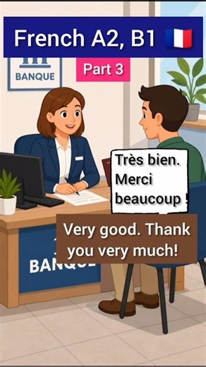Speak French Naturally 🇫🇷 | At the Post Office Conversation (A1–A2) #shorts