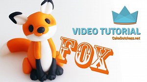 Learn how to make this cute Fox! :) Shop the supplies you need at CakeDutchess.net | Clayfully Cute
